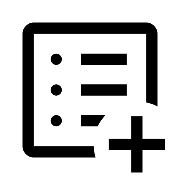 List Alt Add