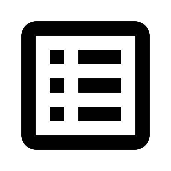 List Box Outline