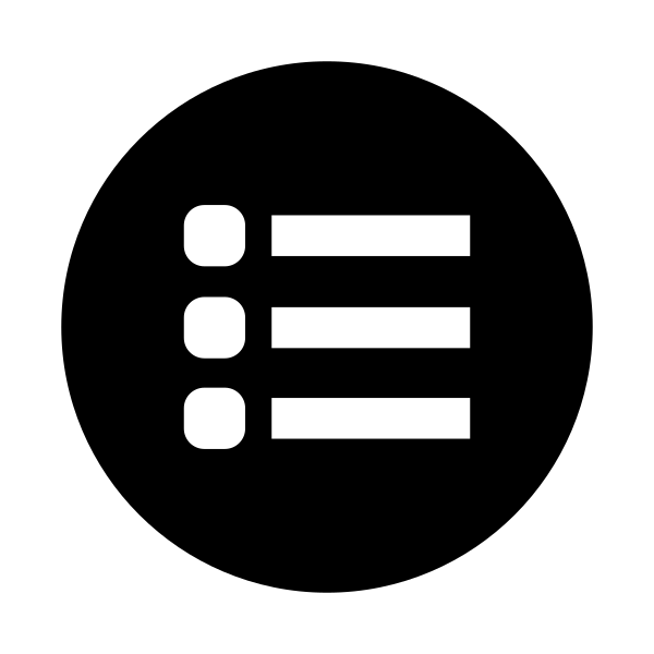 List Circle Sharp