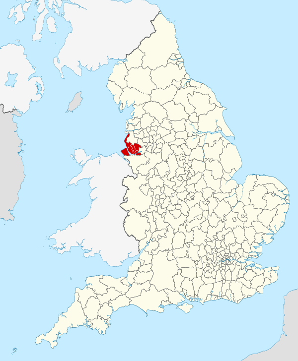 Liverpool City Region Location Map UK