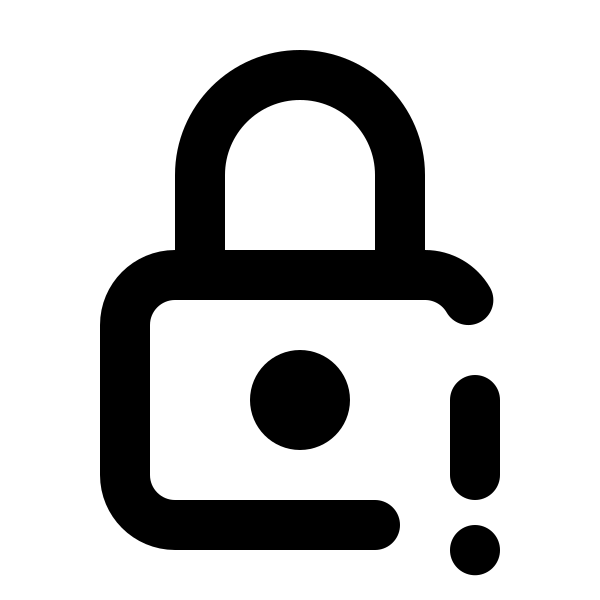 Lock Exclamation