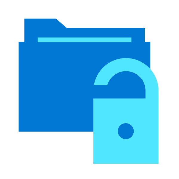 Lock Folder Vector