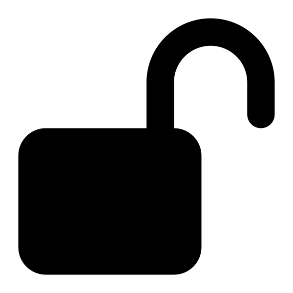 Lock Open Vector
