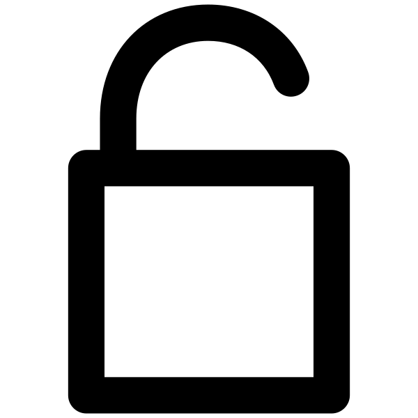 Lock Open Vector