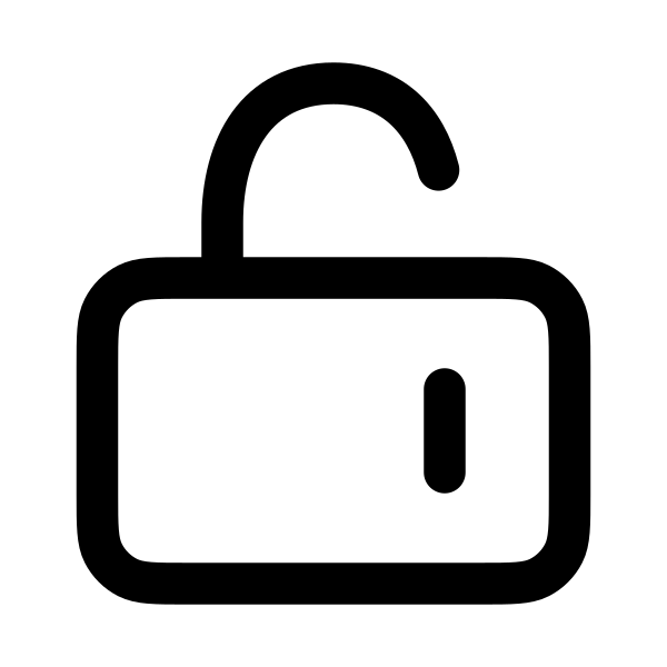 Lock Open Keyhole