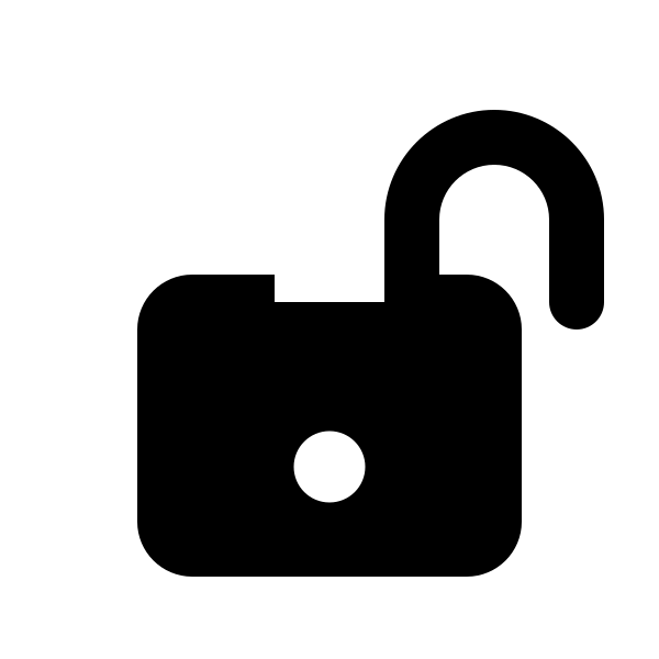 Lock Open Vector