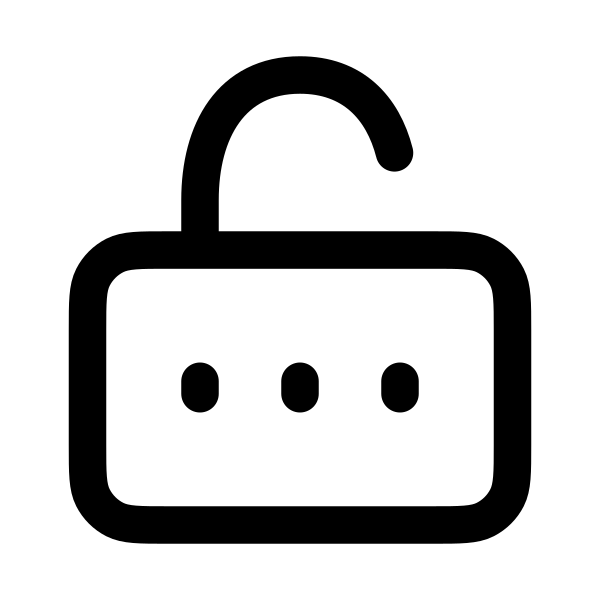 Lock Open Password