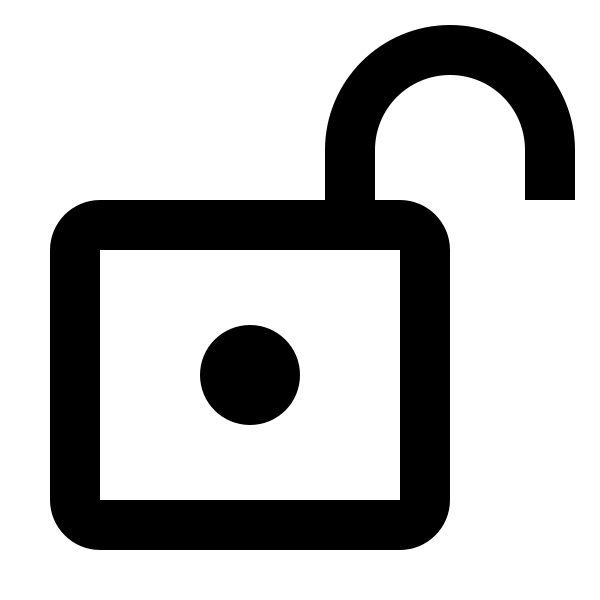 Lock Open Variant Outline