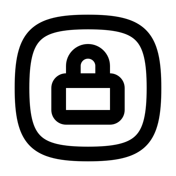 Lock Square Rounded