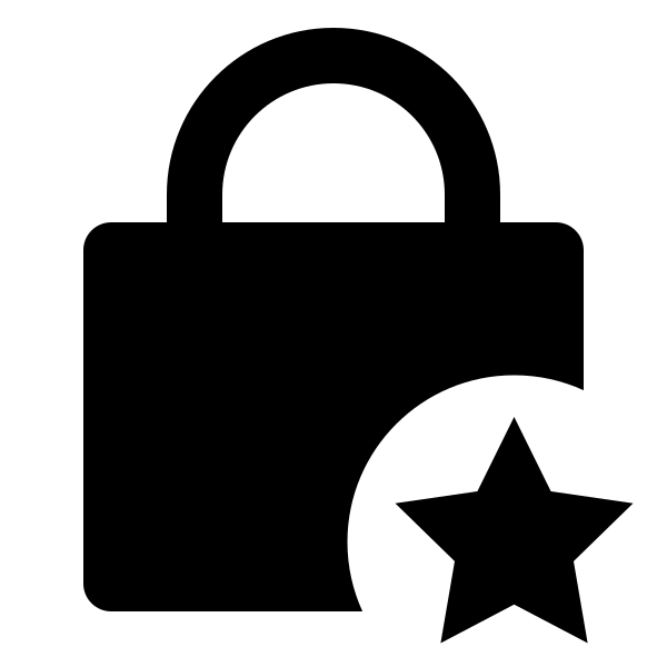 Lock Star Fill