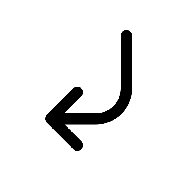 Long Arrow Down Left