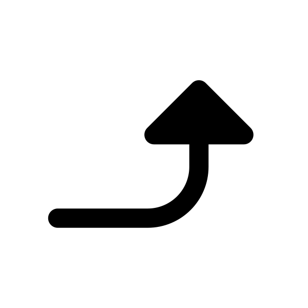 Long Arrow Right Up