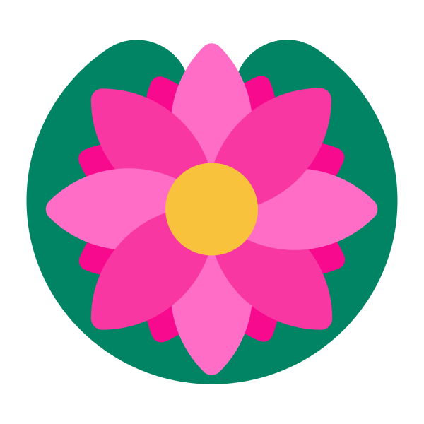 Lotus Flat Vector