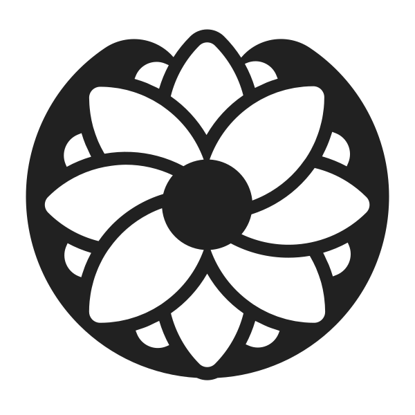 Lotus High Contrast Vector