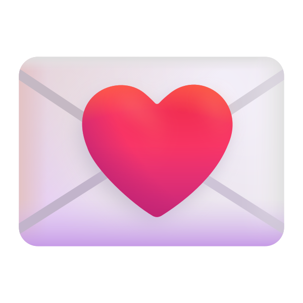 Love Letter Color Vector