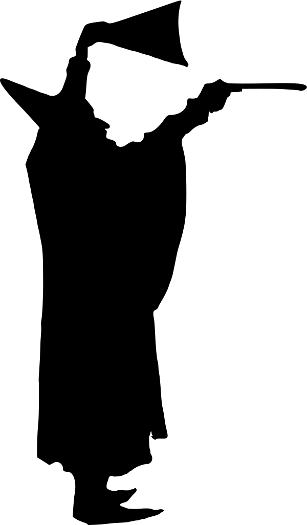 Magician Silhouette Vector