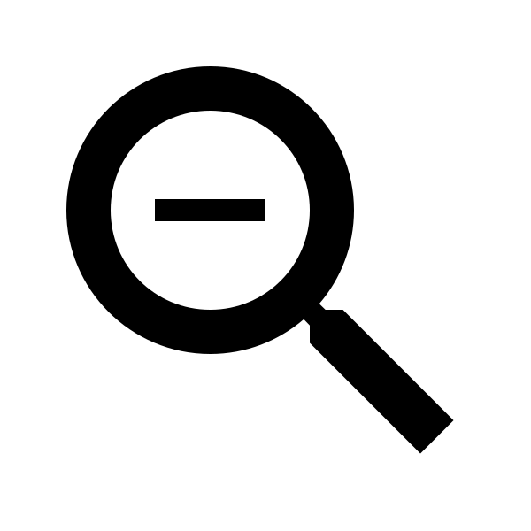 Magnify Minus Outline