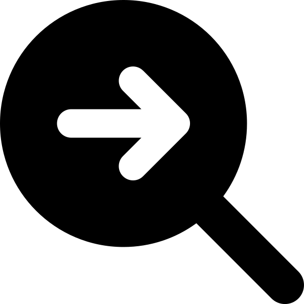 Magnifying Glass Arrow Right
