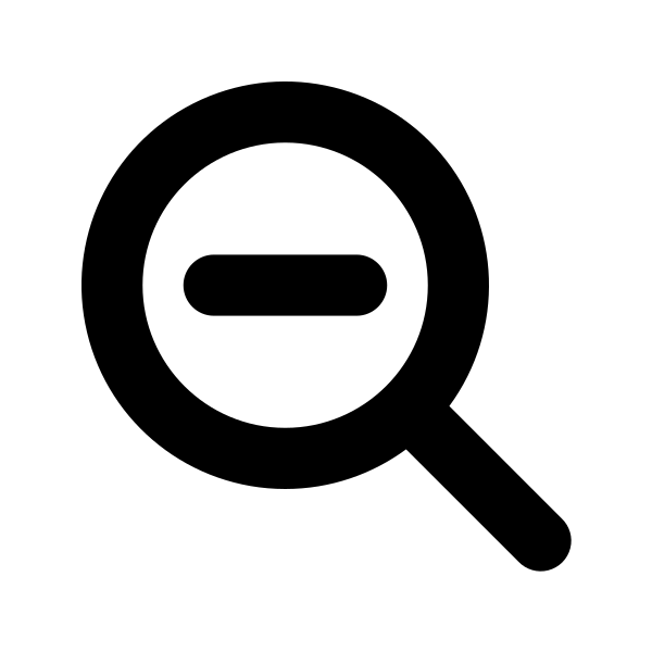 Magnifying Glass Minus Vector