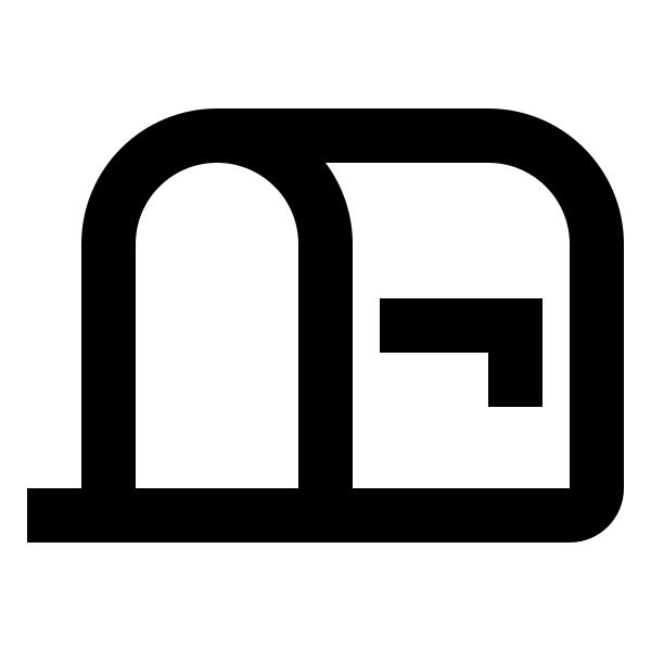 Mailbox Open Outline