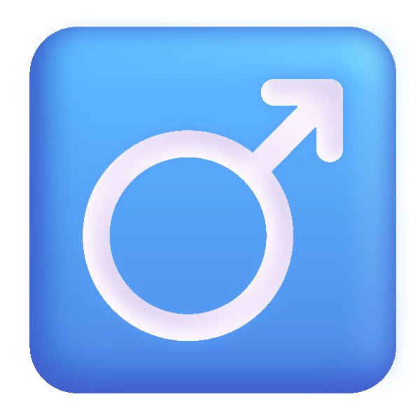 Male Sign Color Vector