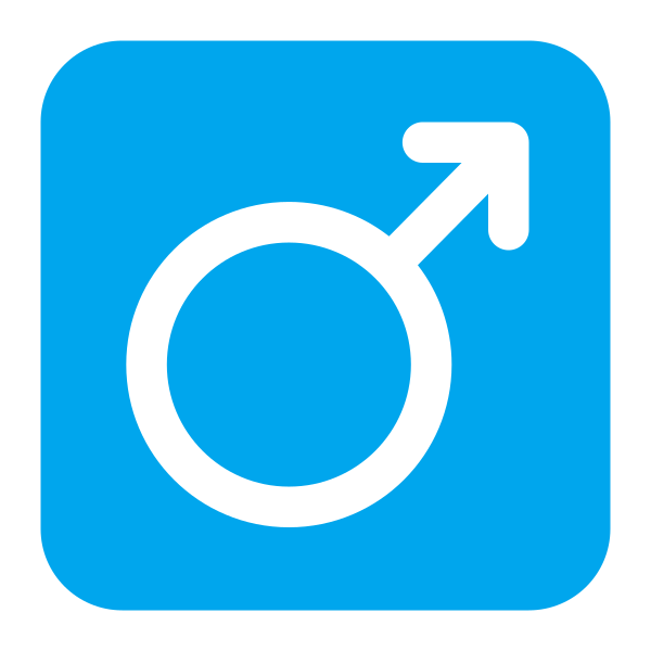 Male Sign Flat