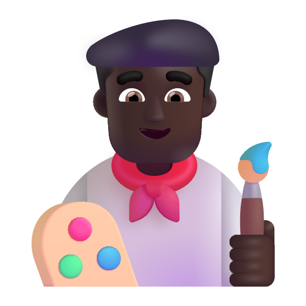 Man Artist Color Dark