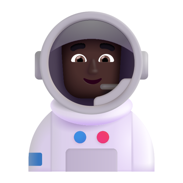 Man Astronaut Color Dark