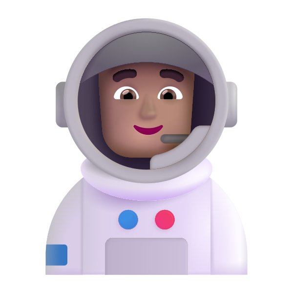 Man Astronaut Color Medium