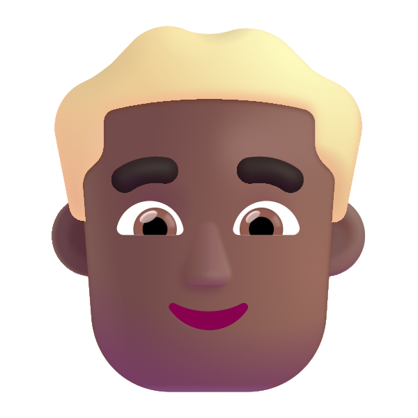 Man Blonde Hair Color Medium Dark