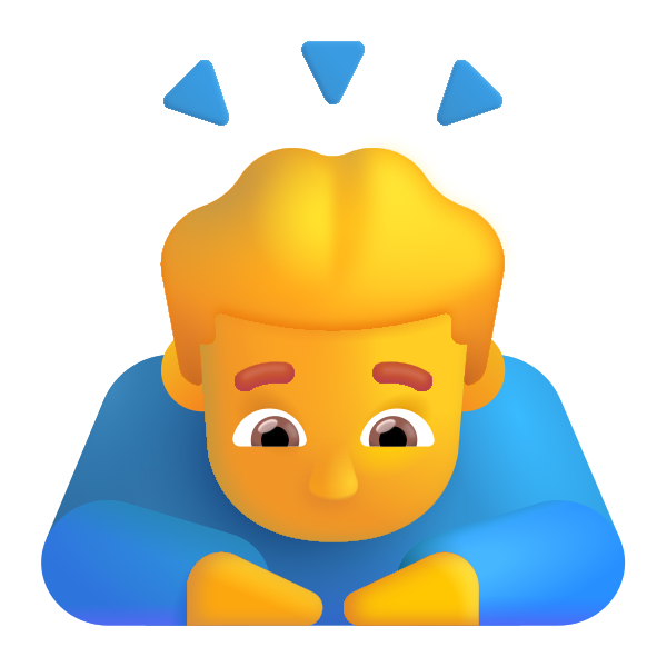 Man Bowing Color Default