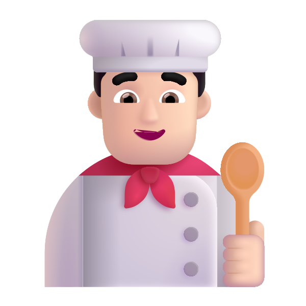 Man Cook Color Light