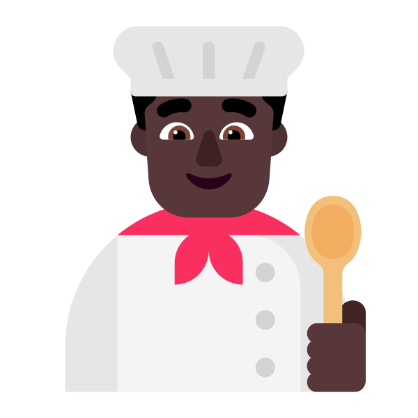 Man Cook Flat Dark