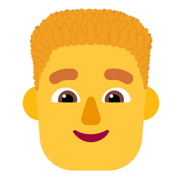 Man Curly Hair Flat Default