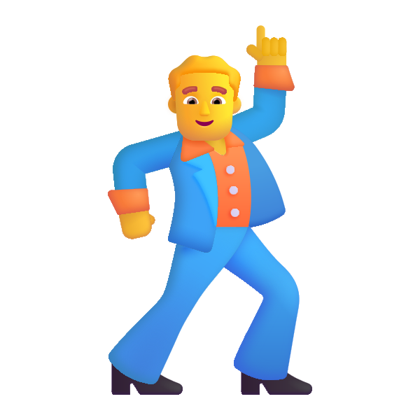 Man Dancing Color Default Vector
