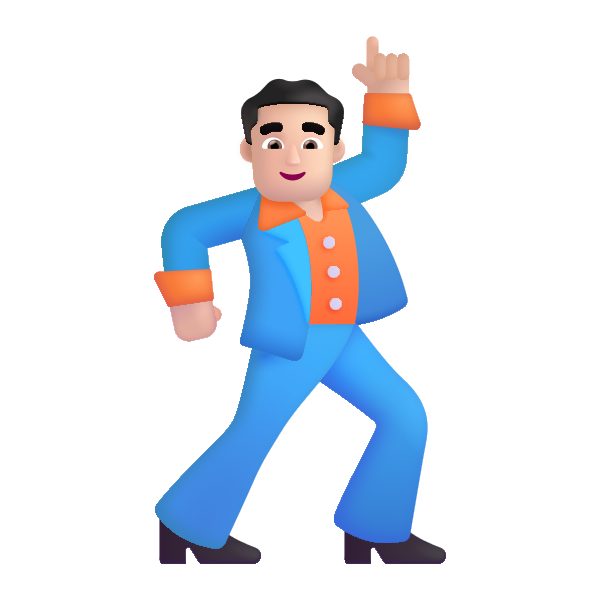 Man Dancing Color Light