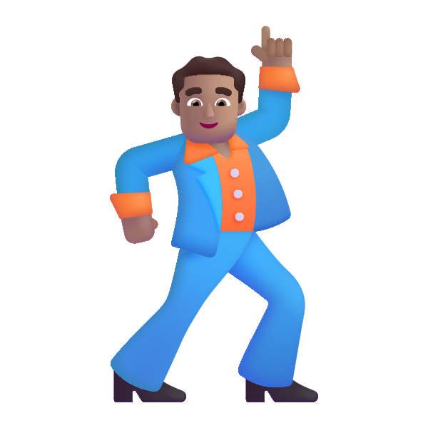 Man Dancing Color Medium