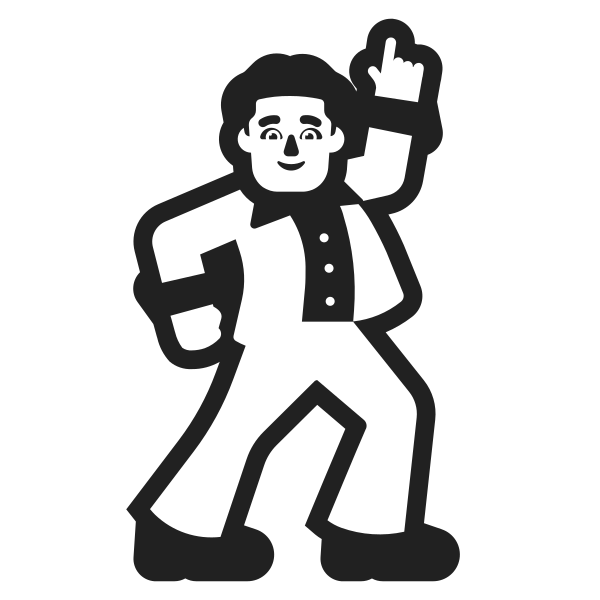 Man Dancing High Contrast Default