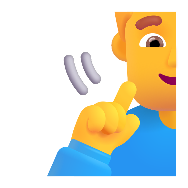 Man Deaf Color Default Vector