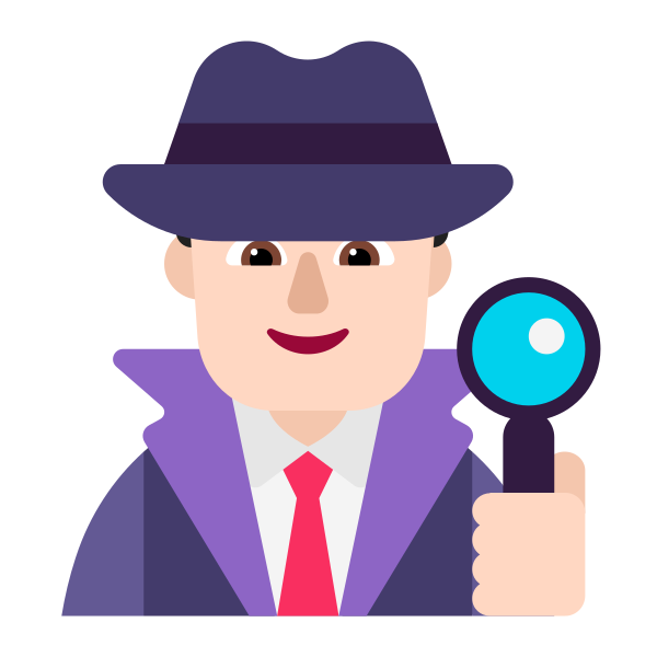 Man Detective Flat Light