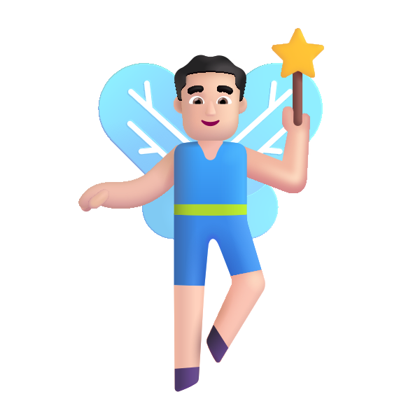 Man Fairy Color Light