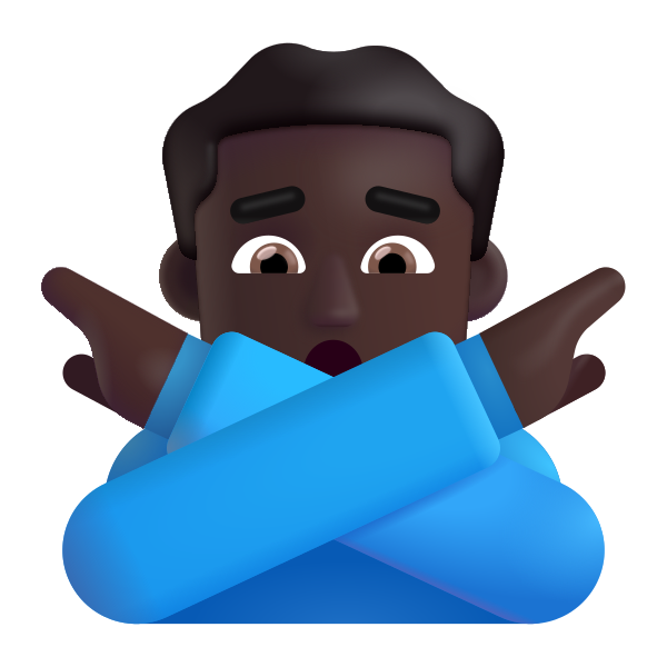 Man Gesturing No Color Dark