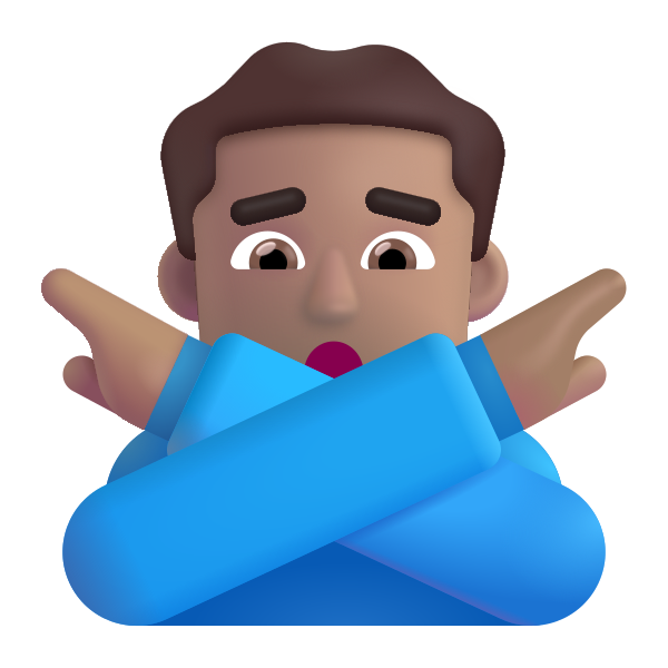 Man Gesturing No Color Medium Vector