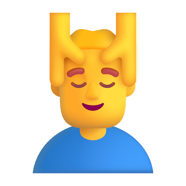 Man Getting Massage Color Default