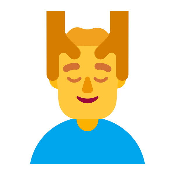Man Getting Massage Flat Default