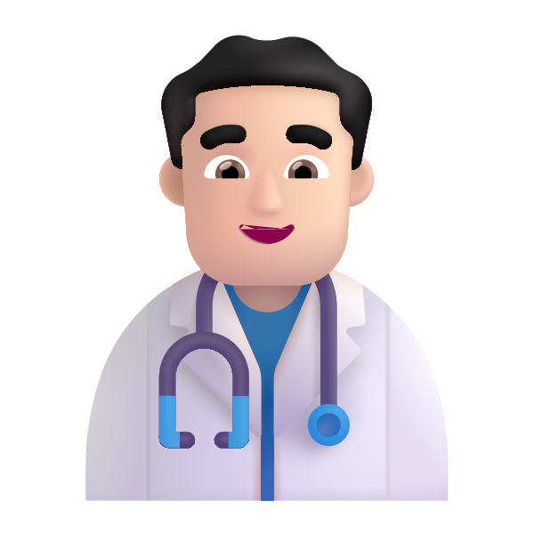 Man Health Worker Color Light