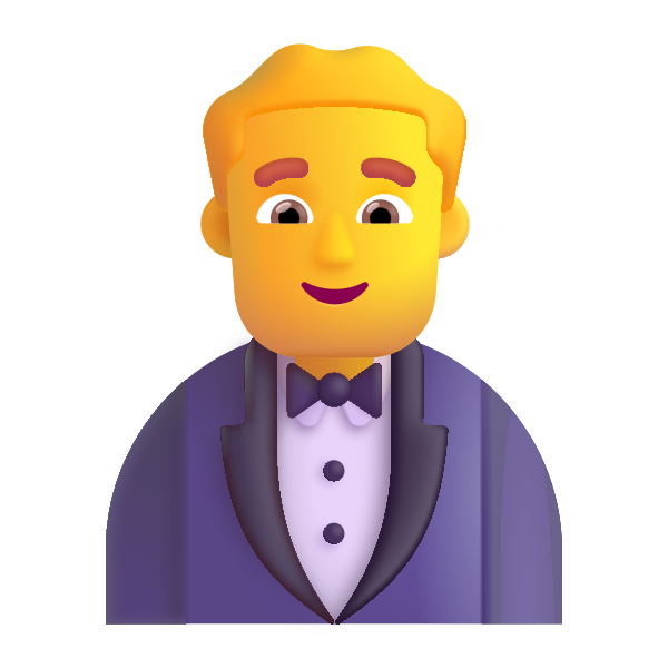 Man In Tuxedo Color Default