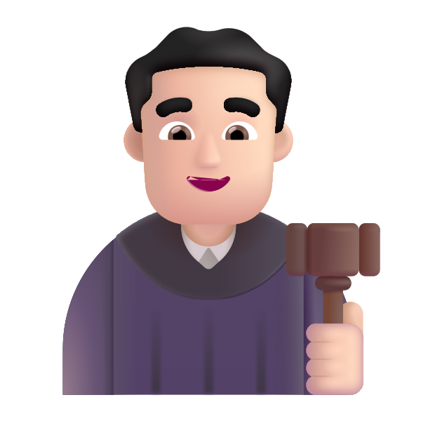 Man Judge Color Light