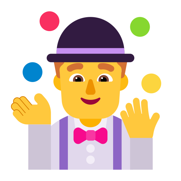 Man Juggling Flat Default