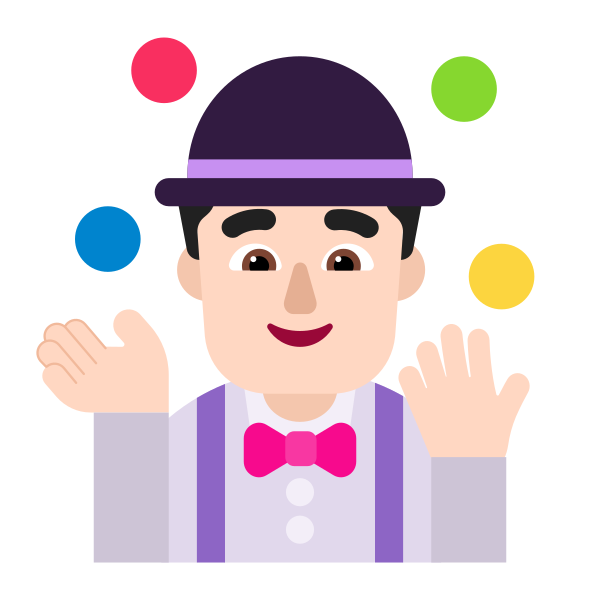 Man Juggling Flat Light